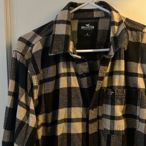 men’s hollister flannel